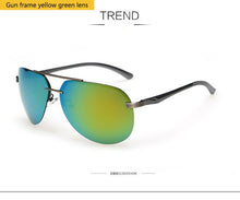 Load image into Gallery viewer, Magnesium alloy pilot Polarized Sunglasses