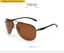Load image into Gallery viewer, Magnesium alloy pilot Polarized Sunglasses